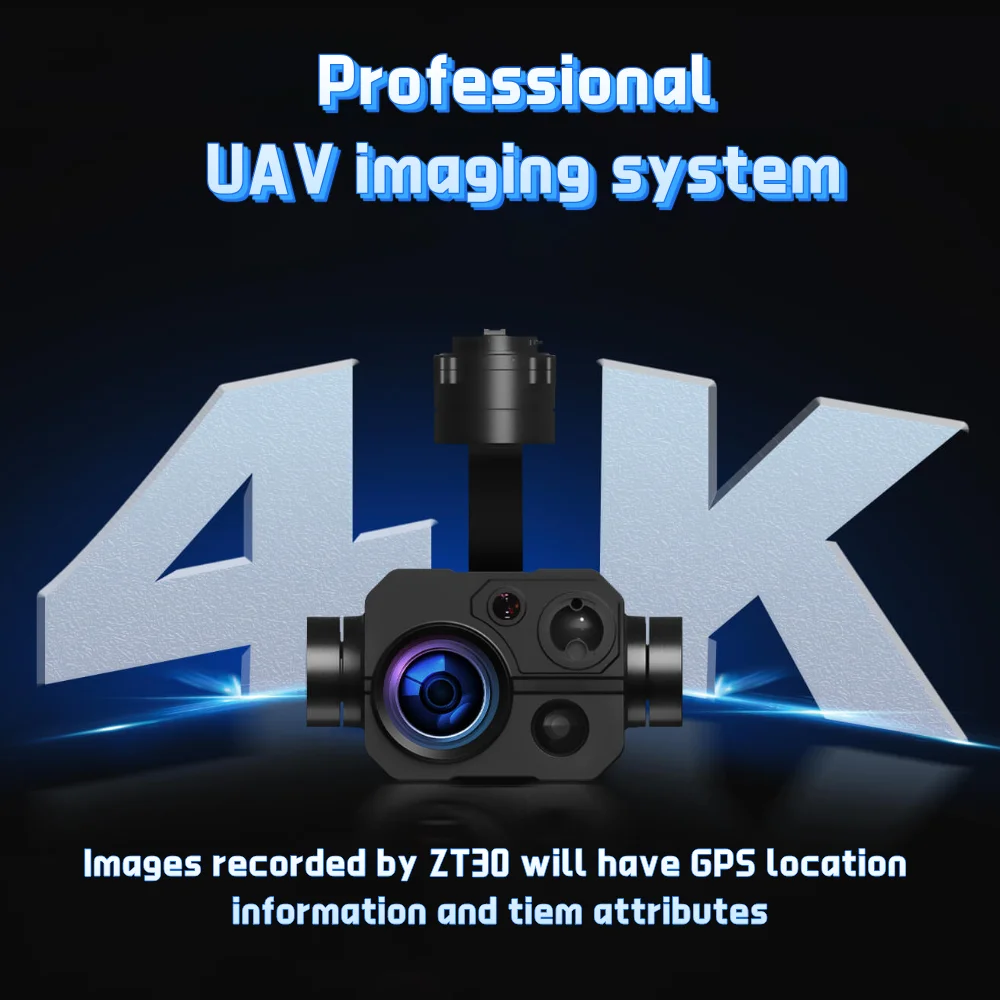 Drone Camera - 2026 NewT30 Gimbal Camera Dr-one dengan