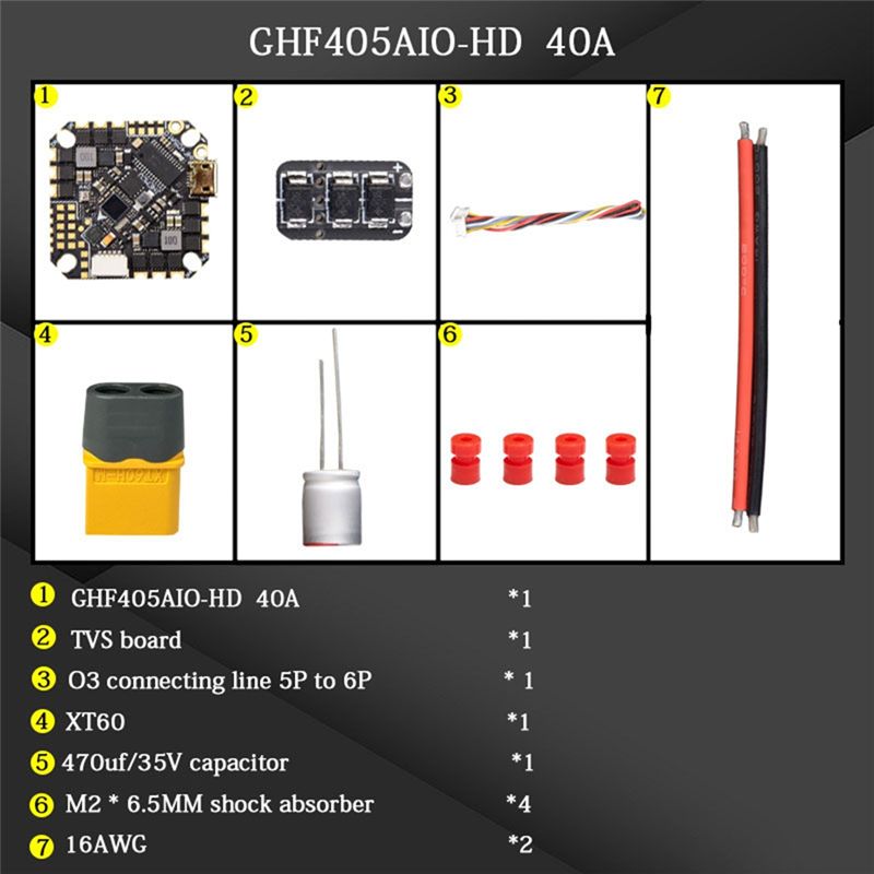 ABTI-GHF405AIO-HD 40A Pengontr - Drone Esc ulasan dan harga