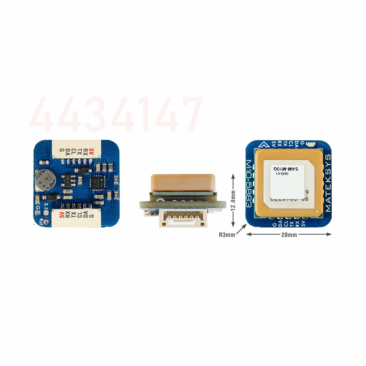 Matek Systems GNSS M10Q-5883 M - Drone Compass ulasan dan harga