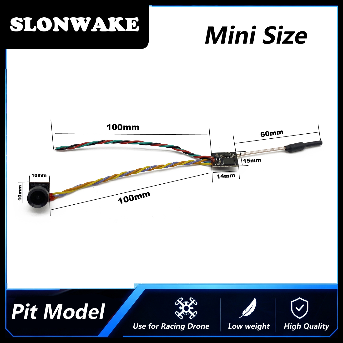 5.8G 48CH, Kacamata FPV dengan - Drone Antenna ulasan dan harga