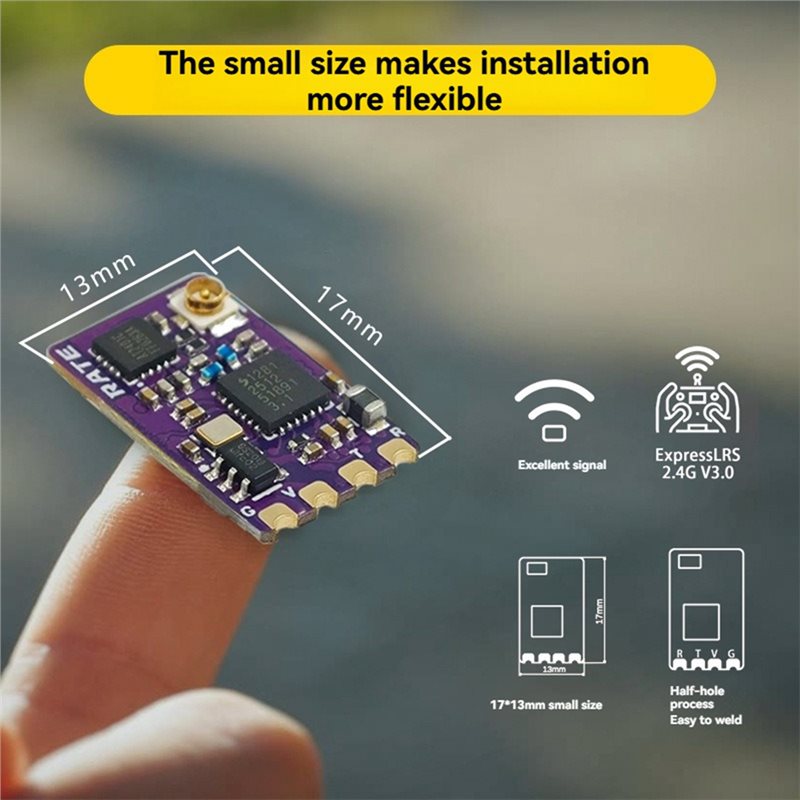 Penerima Nano ELRS 2.4G yang L - Drone Antenna ulasan dan harga