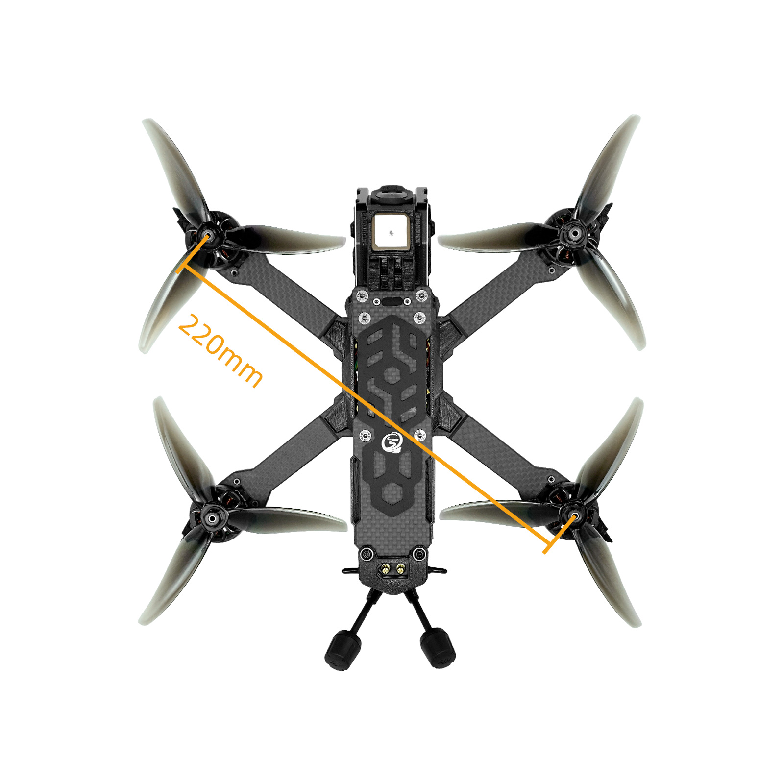 SEQURE SQFPV Heison 5X V2 Quad - Drone Gps Mount ulasan dan harga